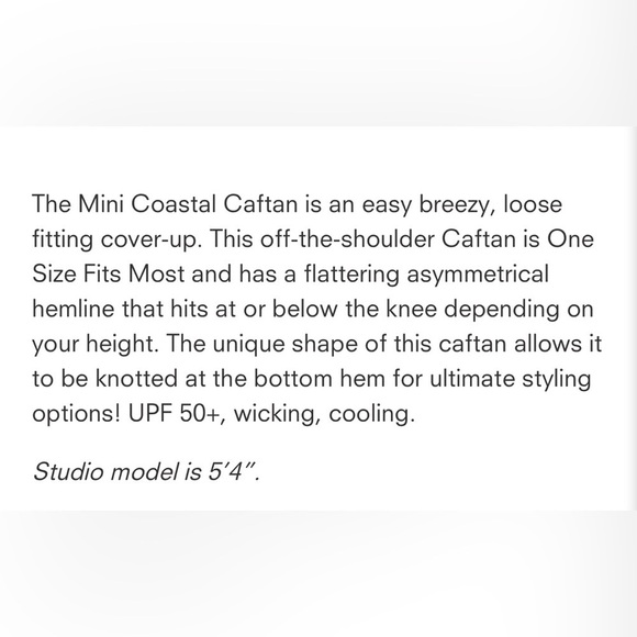 Playa Paisleys Mini Coastal Caftan - Picture 9 of 10